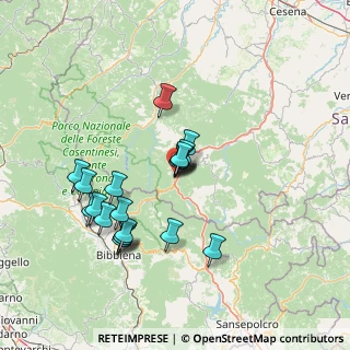 Mappa Via Dell'Orto, 47021 Bagno di Romagna FC, Italia (13.22)