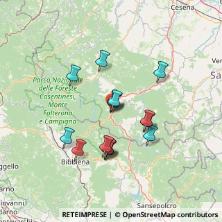 Mappa Via Dell'Orto, 47021 Bagno di Romagna FC, Italia (12.61467)
