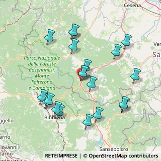Mappa Via Dell'Orto, 47021 Bagno di Romagna FC, Italia (16.541)