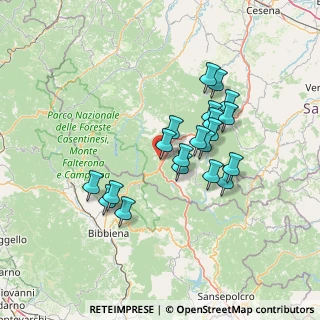 Mappa Via Dell'Orto, 47021 Bagno di Romagna FC, Italia (12.2675)