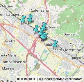 Mappa Via degli Olmi, 50019 Sesto Fiorentino FI, Italia (1.02)