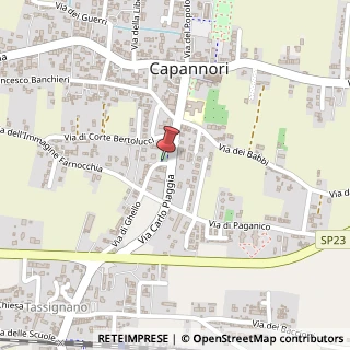 Mappa Via Ghello, 7, 55012 Capannori, Lucca (Toscana)