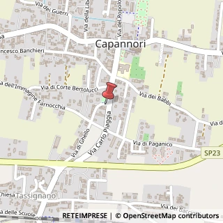 Mappa Via Ghello, 1, 55012 Capannori, Lucca (Toscana)