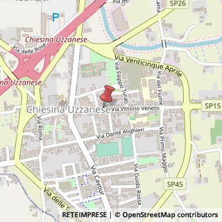 Mappa Via Vittorio Veneto, 27, 51013 Chiesina Uzzanese, Pistoia (Toscana)