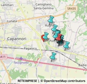 Mappa VIA PUCCINI 2 ESSELUNGA, 55016 Porcari LU, Italia (1.2825)