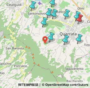 Mappa Via delle Prunaie, 51039 Quarrata PT, Italia (2.43909)