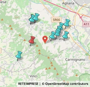 Mappa Via delle Prunaie, 51039 Quarrata PT, Italia (3.42)