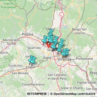 Mappa Via Giocondo Papi, 59100 Prato PO, Italia (8.34923)