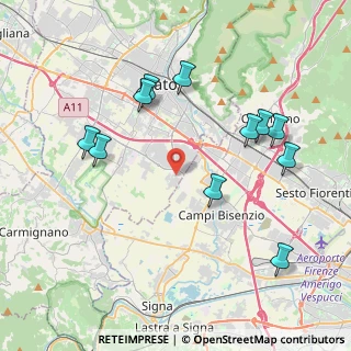 Mappa Via Giocondo Papi, 59100 Prato PO, Italia (4.38455)