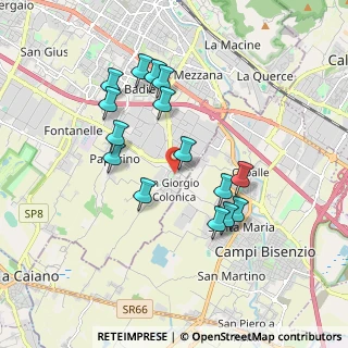 Mappa Via Giocondo Papi, 59100 Prato PO, Italia (1.762)