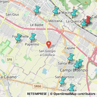 Mappa Via Giocondo Papi, 59100 Prato PO, Italia (3.28923)