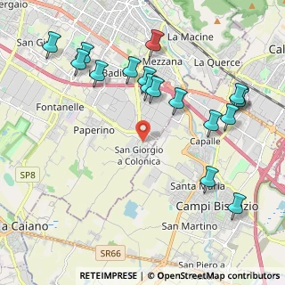 Mappa Via Giocondo Papi, 59100 Prato PO, Italia (2.43235)