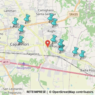 Mappa Via Giacomo Puccini, 55016 Capannori LU, Italia (2.27818)