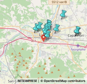 Mappa Via Savonarola, 55100 Lucca LU, Italia (2.8125)