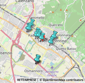 Mappa Via del Soderello, 50019 Sesto Fiorentino FI, Italia (1.27)