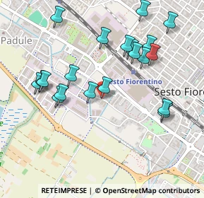 Mappa Via del Soderello, 50019 Sesto Fiorentino FI, Italia (0.526)