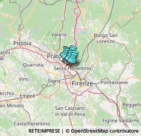 Mappa Via del Soderello, 50019 Sesto Fiorentino FI, Italia (18.34)