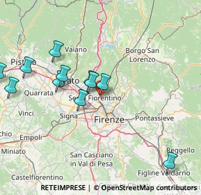 Mappa Via del Bazar, 50019 Sesto Fiorentino FI, Italia (16.74091)