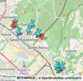 Mappa Via del Bazar, 50019 Sesto Fiorentino FI, Italia (2.36)