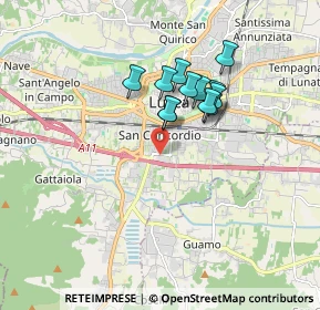 Mappa Via Savonarola, 55100 Lucca LU, Italia (1.385)