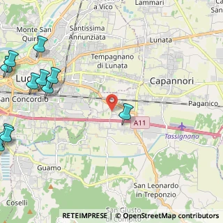 Mappa Via Immagine dell'Osso, 55012 Capannori LU, Italia (3.51273)