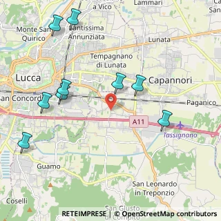 Mappa Via Immagine dell'Osso, 55012 Capannori LU, Italia (2.89273)