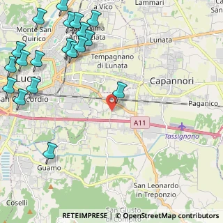Mappa Via Immagine dell'Osso, 55012 Capannori LU, Italia (3.31526)