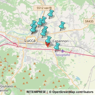 Mappa Via Immagine dell'Osso, 55012 Capannori LU, Italia (3.24273)