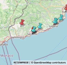 Mappa Strada Curbinei, 18038 Sanremo IM, Italia (23.22917)