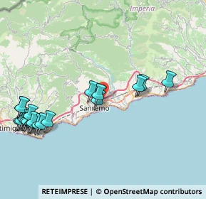 Mappa Strada Curbinei, 18038 Sanremo IM, Italia (10.2875)