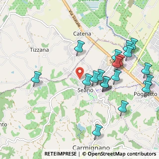 Mappa Via San Giuseppe, 59015 Carmignano PO, Italia (1.129)