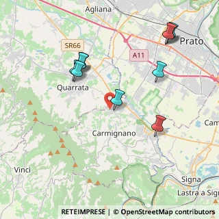 Mappa Via San Giuseppe, 59015 Carmignano PO, Italia (4.41364)