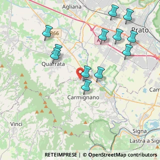 Mappa Via San Giuseppe, 59015 Carmignano PO, Italia (4.51083)