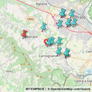 Mappa Via San Giuseppe, 59015 Carmignano PO, Italia (4.17133)