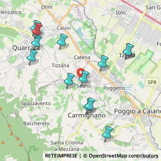 Mappa Via San Giuseppe, 59015 Carmignano PO, Italia (2.31769)