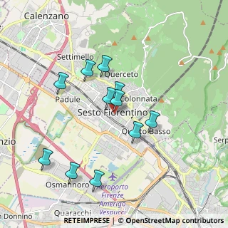 Mappa Piazza del Mercato, 50019 Sesto Fiorentino FI, Italia (1.73818)