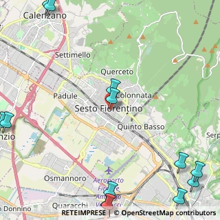 Mappa Piazza del Mercato, 50019 Sesto Fiorentino FI, Italia (3.71846)