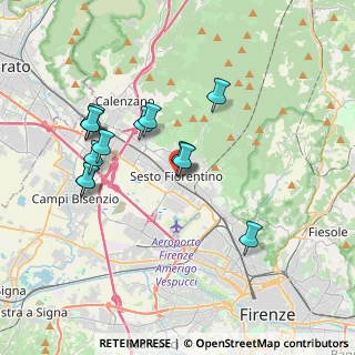 Mappa Piazza del Mercato, 50019 Sesto Fiorentino FI, Italia (3.60846)