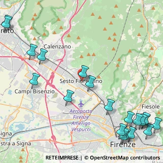 Mappa Piazza del Mercato, 50019 Sesto Fiorentino FI, Italia (6.801)