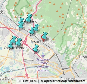 Mappa Via Armando Giachetti, 50019 Sesto Fiorentino FI, Italia (4.09333)