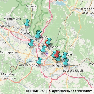 Mappa Piazza del Mercato, 50019 Sesto Fiorentino FI, Italia (6.23667)