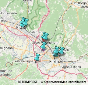 Mappa Via Armando Giachetti, 50019 Sesto Fiorentino FI, Italia (6.345)