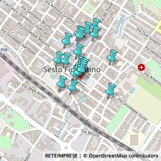Mappa Piazza del Mercato, 50019 Sesto Fiorentino FI, Italia (0.158)