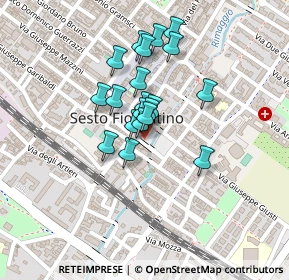 Mappa Via Armando Giachetti, 50019 Sesto Fiorentino FI, Italia (0.158)