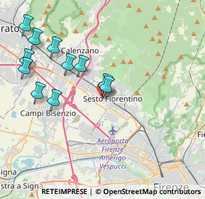 Mappa Via Soderello, 50019 Sesto Fiorentino FI, Italia (4.41182)