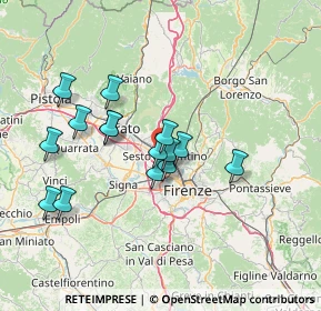 Mappa Via Soderello, 50019 Sesto Fiorentino FI, Italia (12.48867)