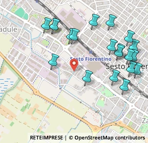 Mappa Via Soderello, 50019 Sesto Fiorentino FI, Italia (0.601)