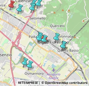 Mappa Via Soderello, 50019 Sesto Fiorentino FI, Italia (2.20692)