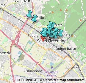 Mappa Via Soderello, 50019 Sesto Fiorentino FI, Italia (0.95895)