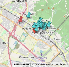Mappa Via Soderello, 50019 Sesto Fiorentino FI, Italia (0.98923)